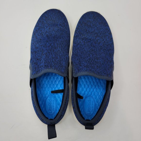 Crocs LiteRide Slip On Men's Blue White Loafers Sneakers 205170 US Size M7 - Picture 5 of 8